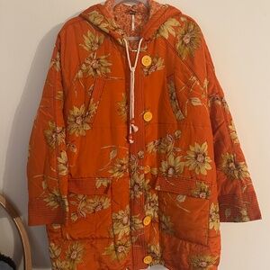 NWOT ANTHROPOLOGIE FREE PROPLE XL JACKET HOODED